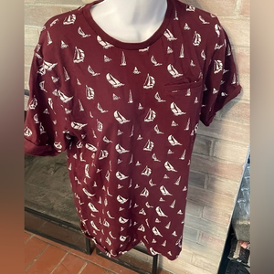 Men’s Native‎ code Large sail boat shirt with pocket